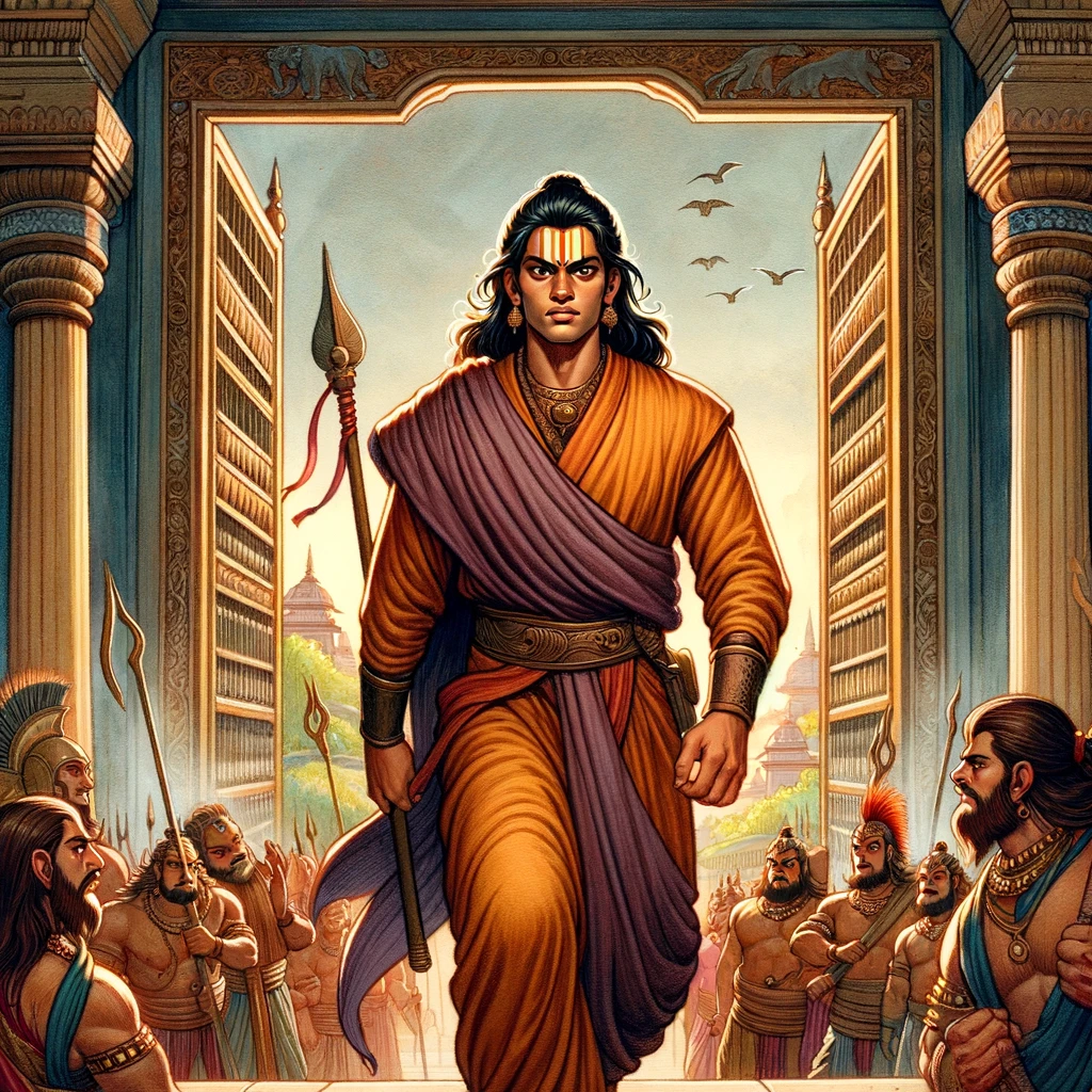 Lakshmana Enters Kishkindha